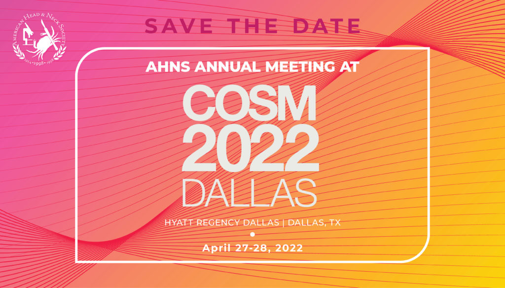 AHNS American Head and Neck Society Head and Neck Cancer Research